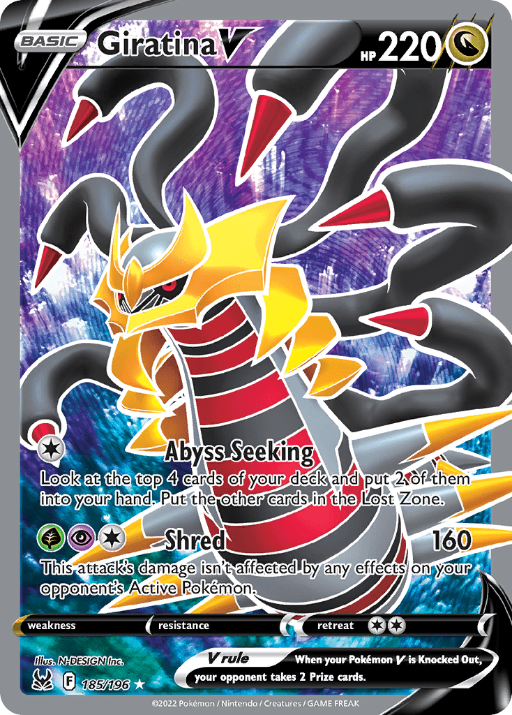 Giratina V SWSH11-185