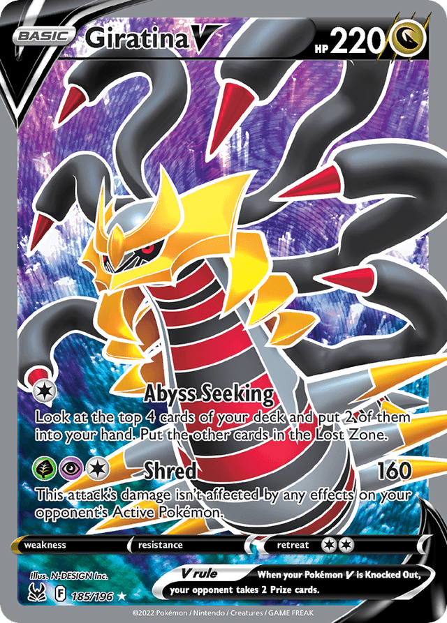 Giratina V SWSH11-185