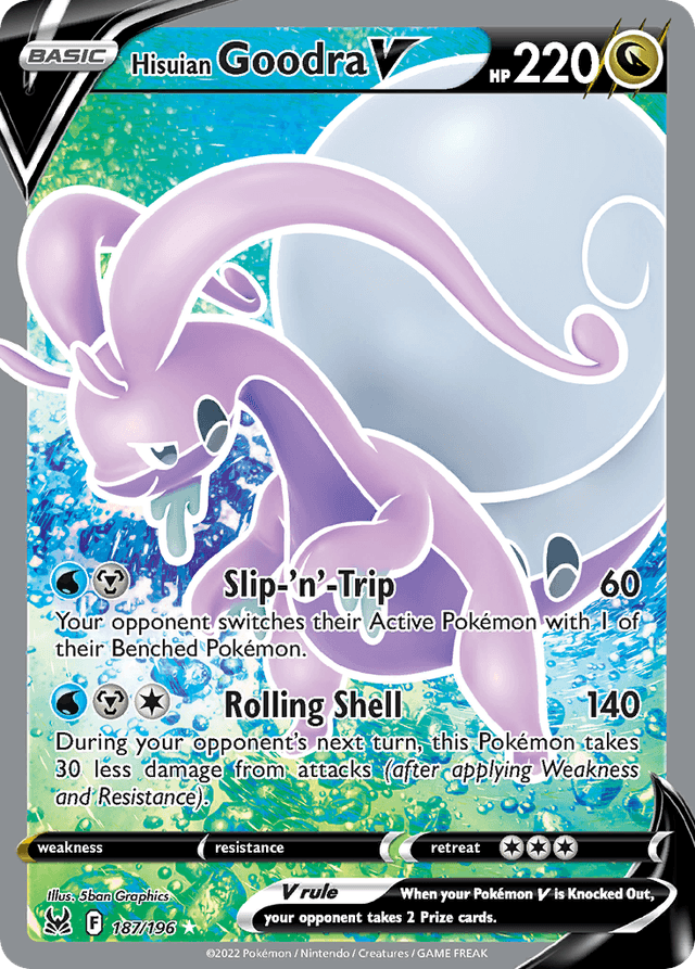 Hisuian Goodra V SWSH11-187
