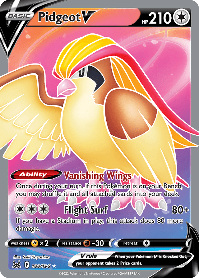 Pidgeot V SWSH11-188