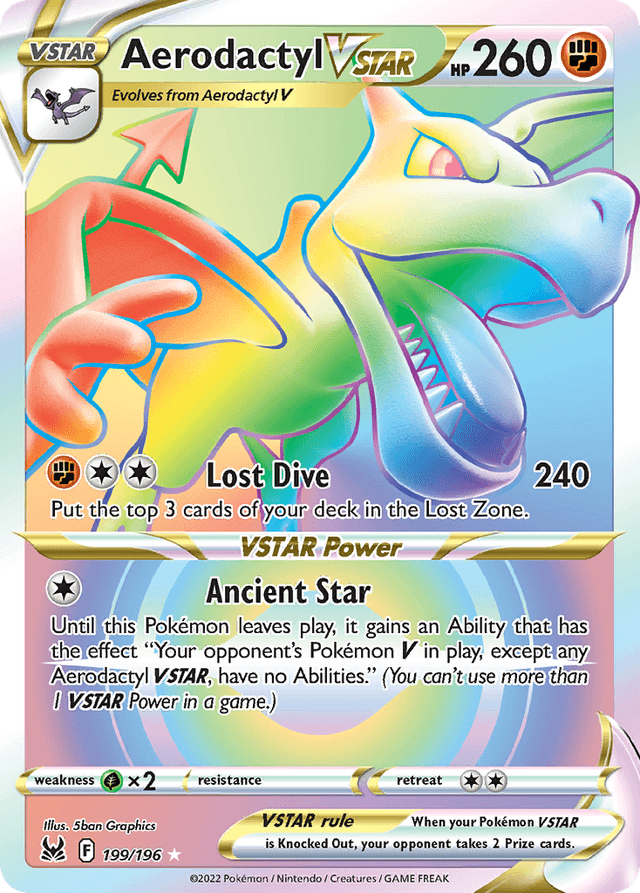 Aerodactyl VSTAR SWSH11-199