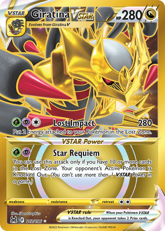 Giratina VSTAR SWSH11-212
