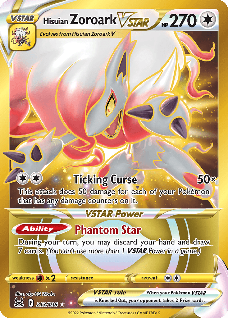 Hisuian Zoroark VSTAR SWSH11-213