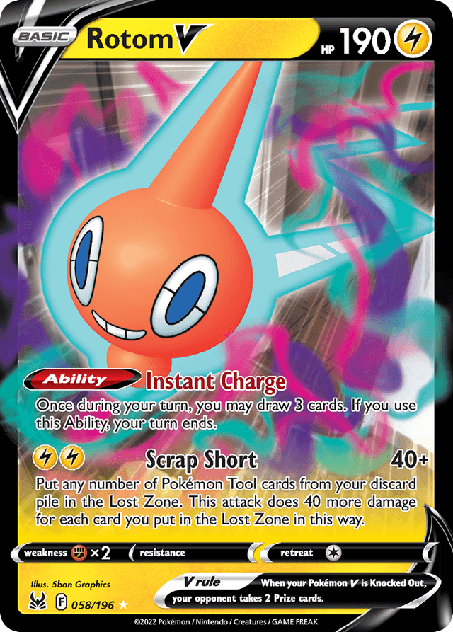 Rotom V SWSH11-58