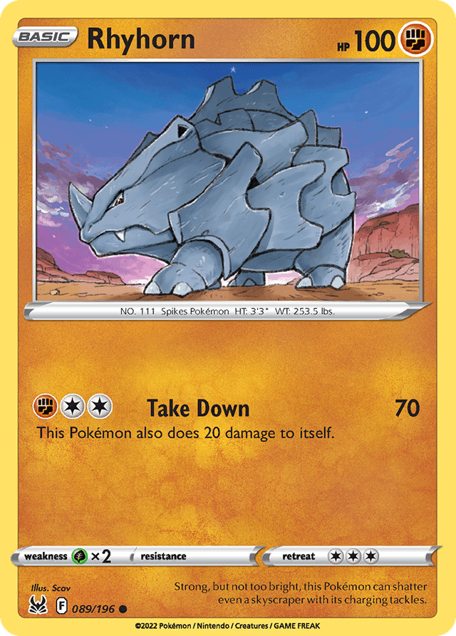Rhyhorn SWSH11-89