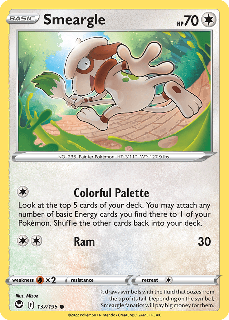 Smeargle SWSH12-137