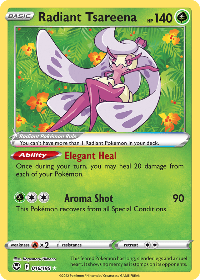Radiant Tsareena SWSH12-16