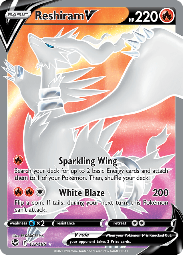 Reshiram V SWSH12-172