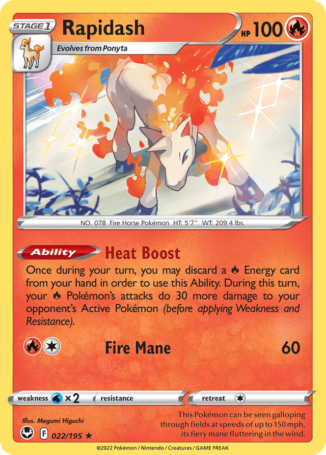 Rapidash SWSH12-22