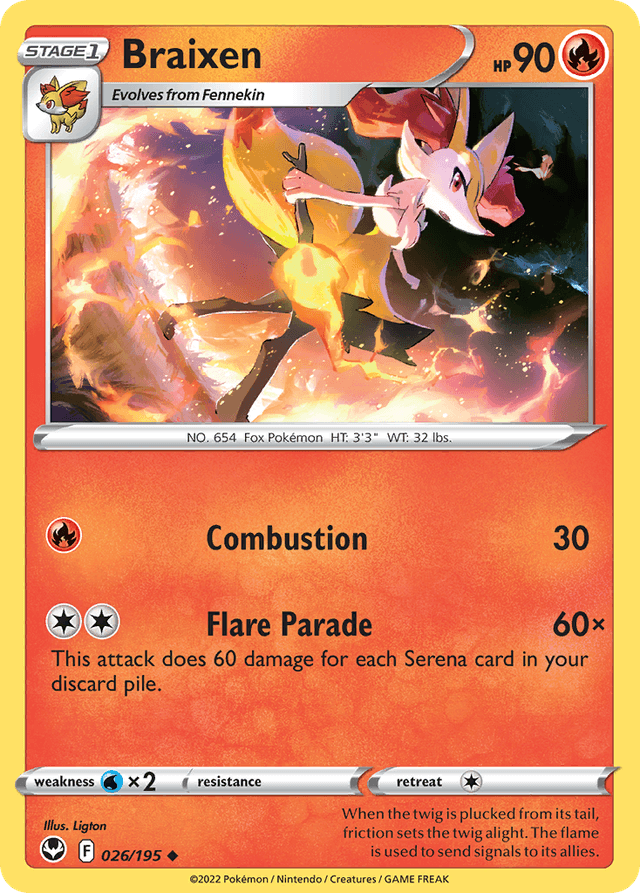 Braixen SWSH12-26