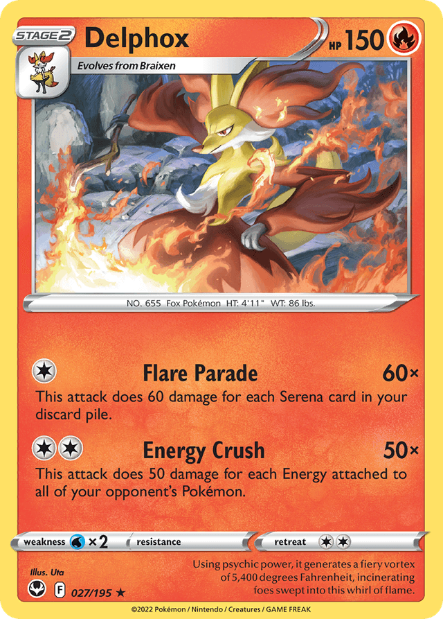Delphox SWSH12-27