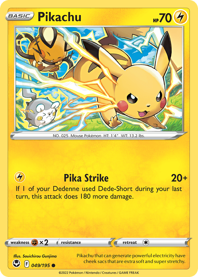 Pikachu SWSH12-49