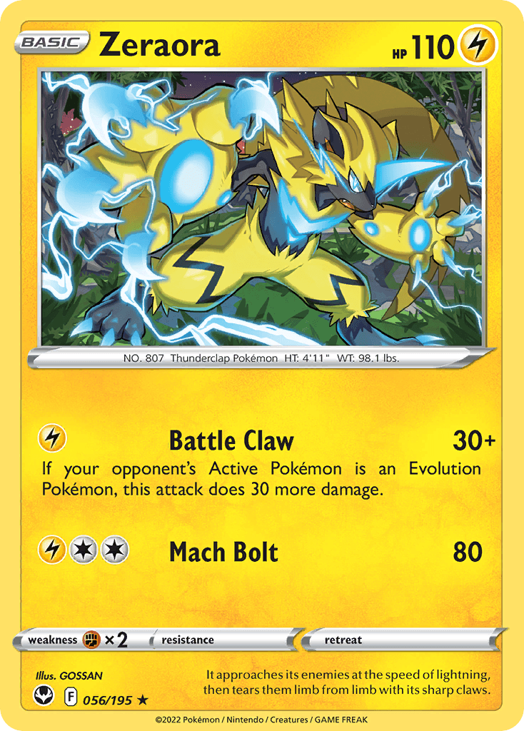 Zeraora SWSH12-56