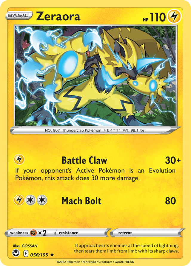 Zeraora SWSH12-56