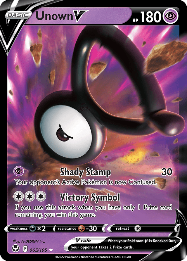 Unown V SWSH12-65