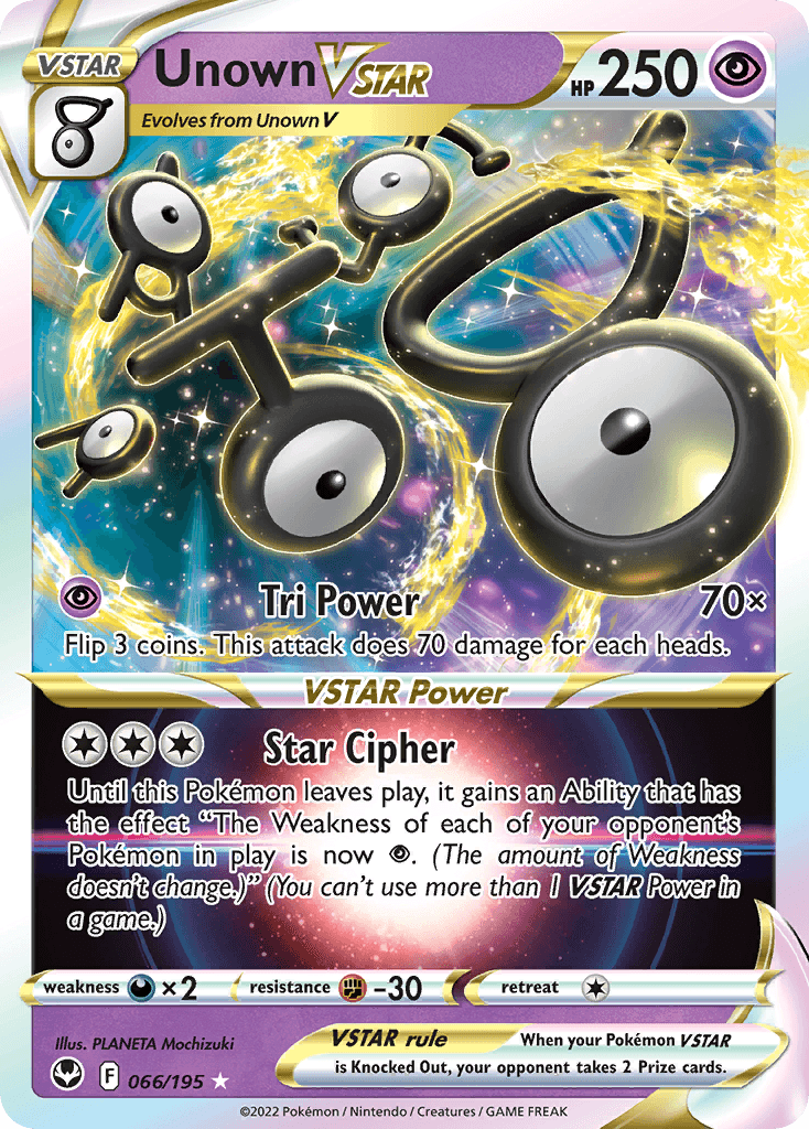 Unown VSTAR SWSH12-66