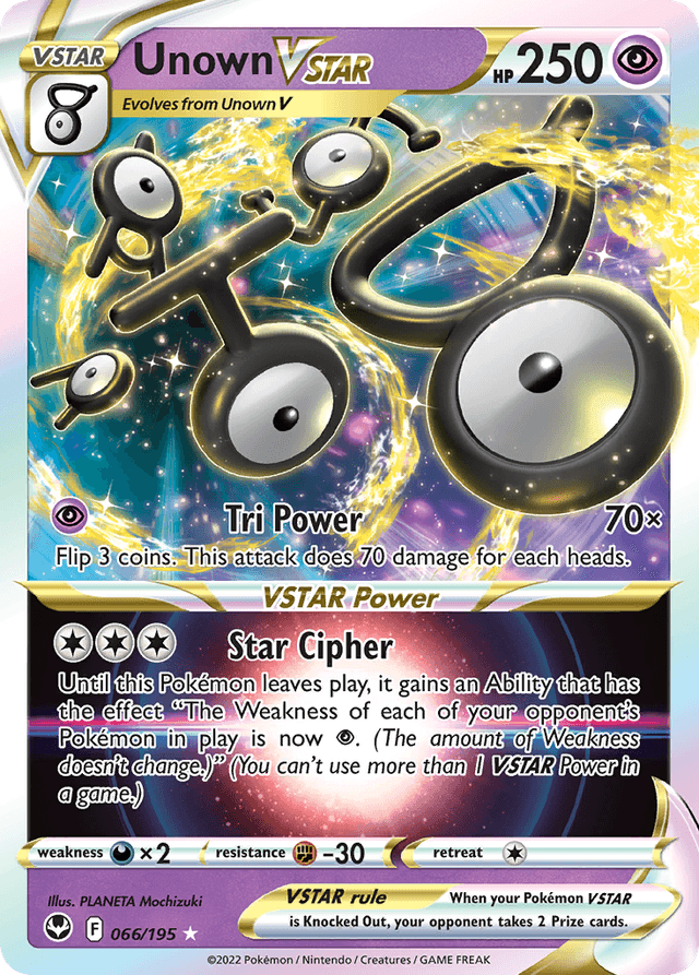 Unown VSTAR SWSH12-66