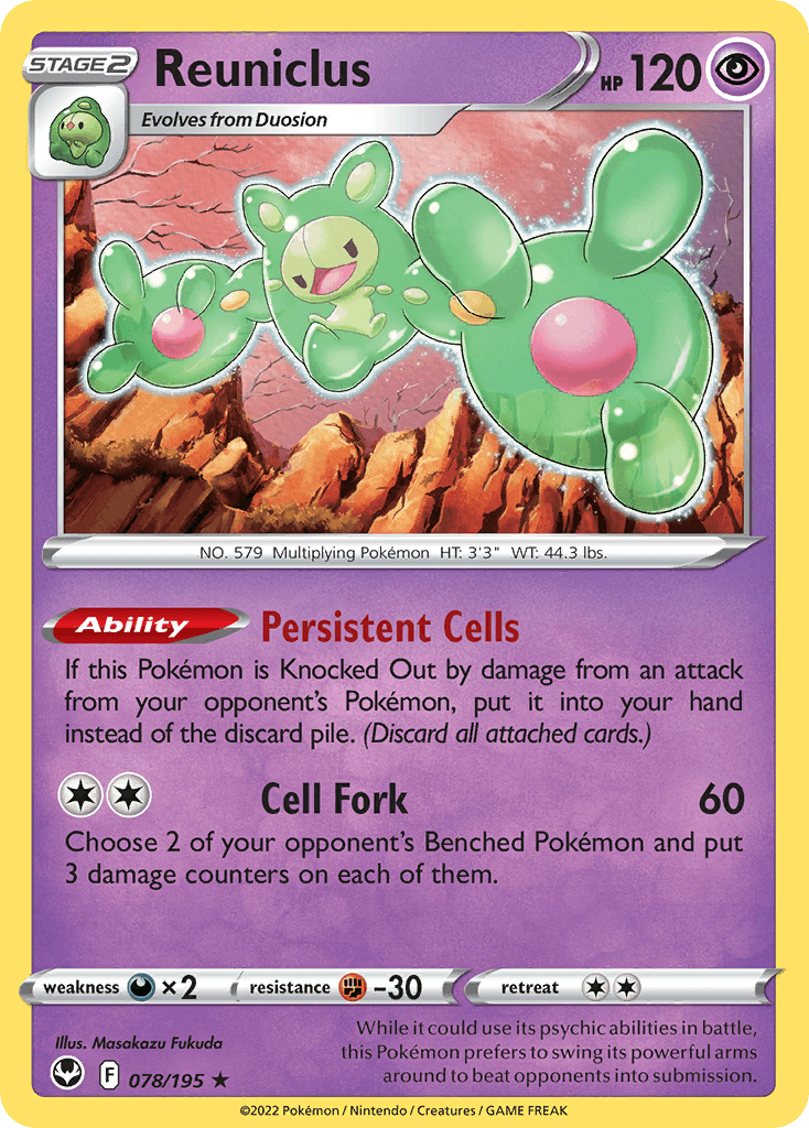 Reuniclus SWSH12-78