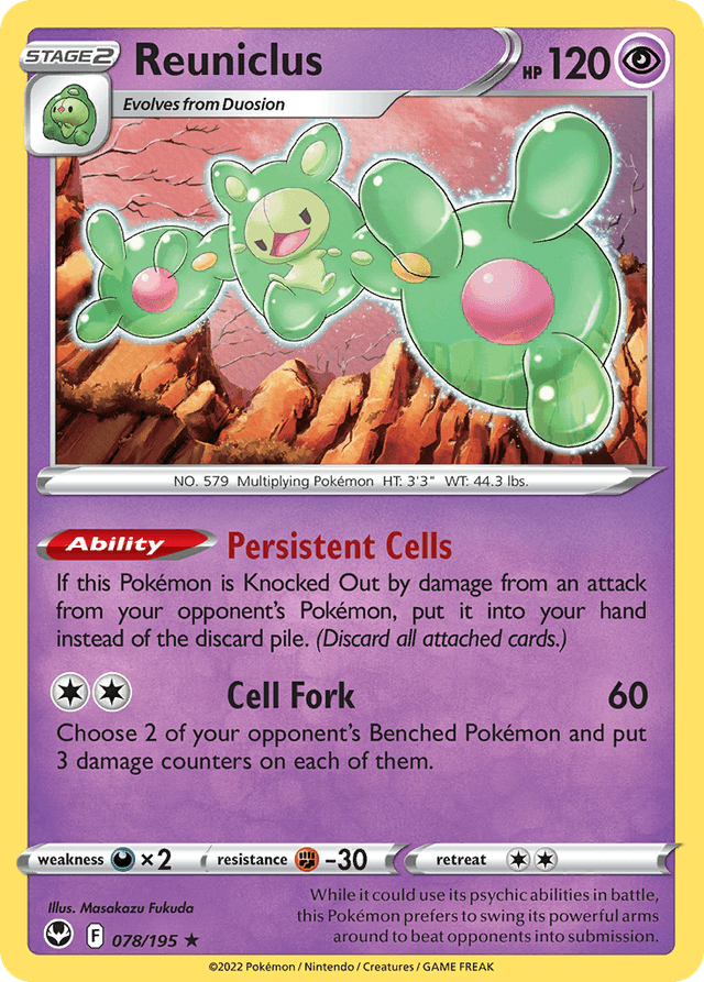 Reuniclus SWSH12-78