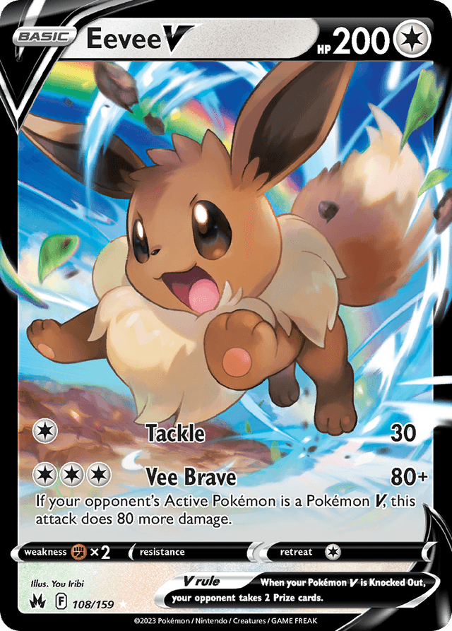 Eevee V SWSH12PT5-108