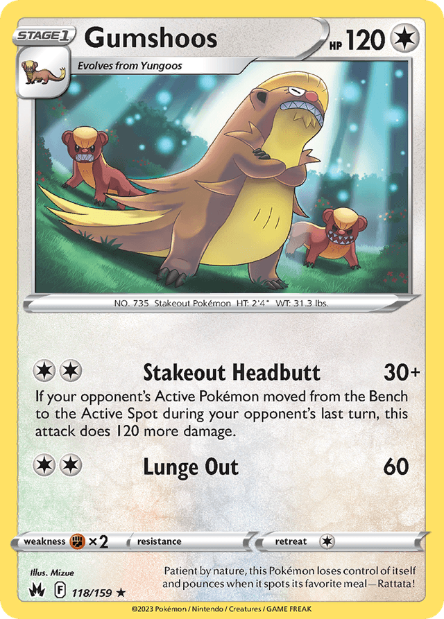 Gumshoos SWSH12PT5-118