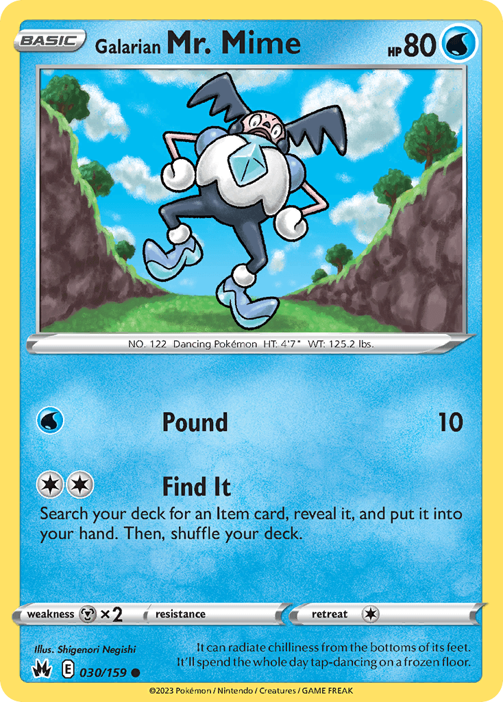Galarian Mr. Mime SWSH12PT5-30