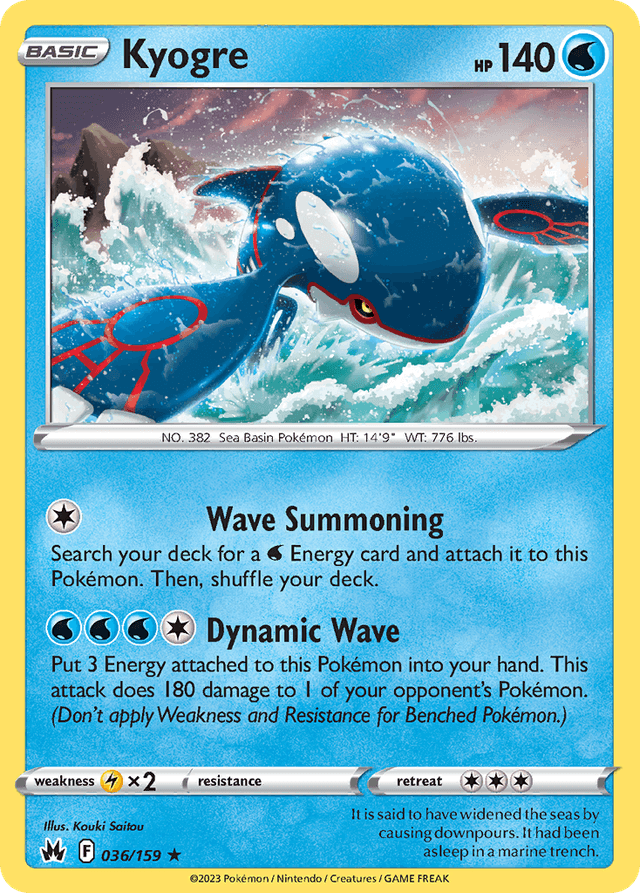 Kyogre SWSH12PT5-36