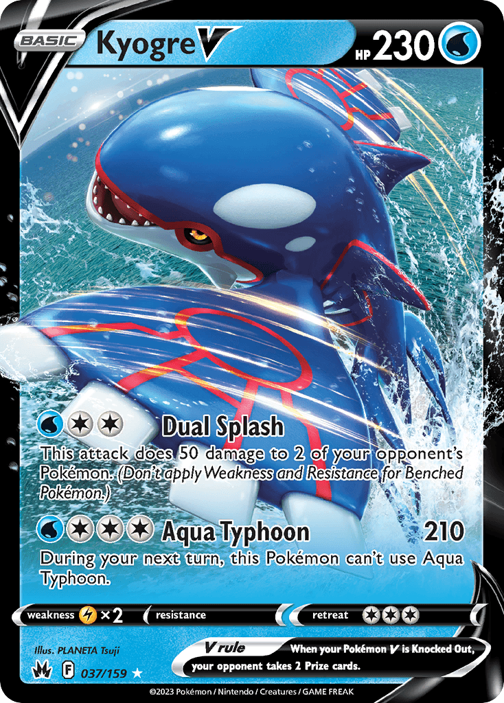 Kyogre V SWSH12PT5-37