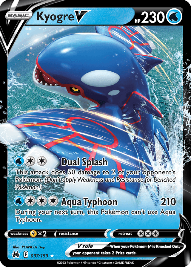 Kyogre V SWSH12PT5-37