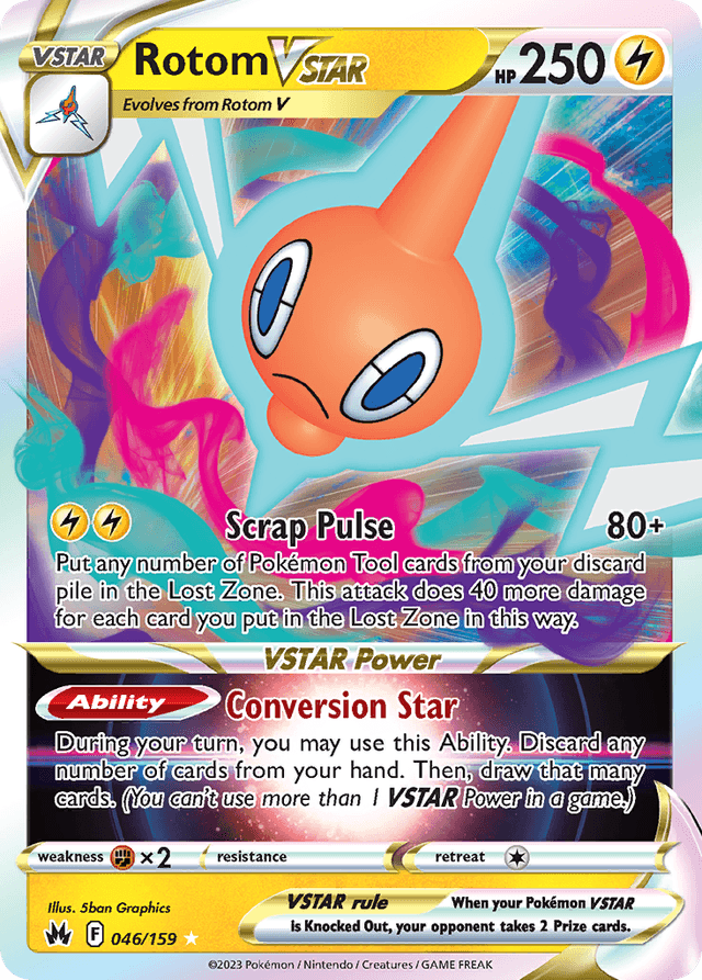 Rotom VSTAR SWSH12PT5-46