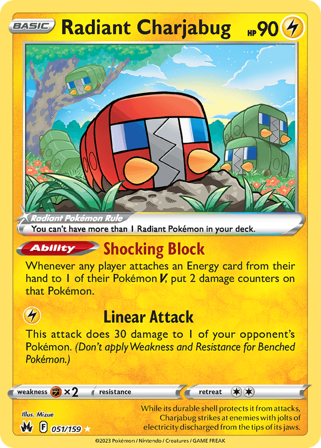 Radiant Charjabug SWSH12PT5-51