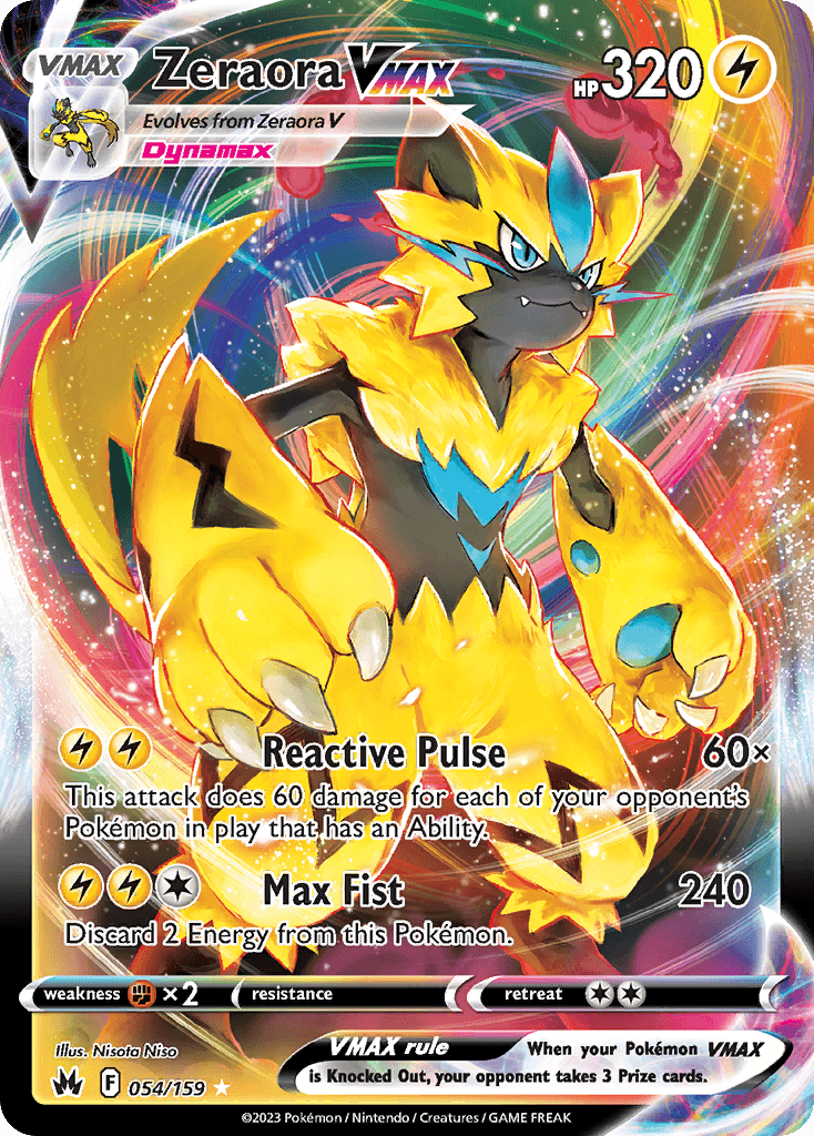 Zeraora VMAX SWSH12PT5-54