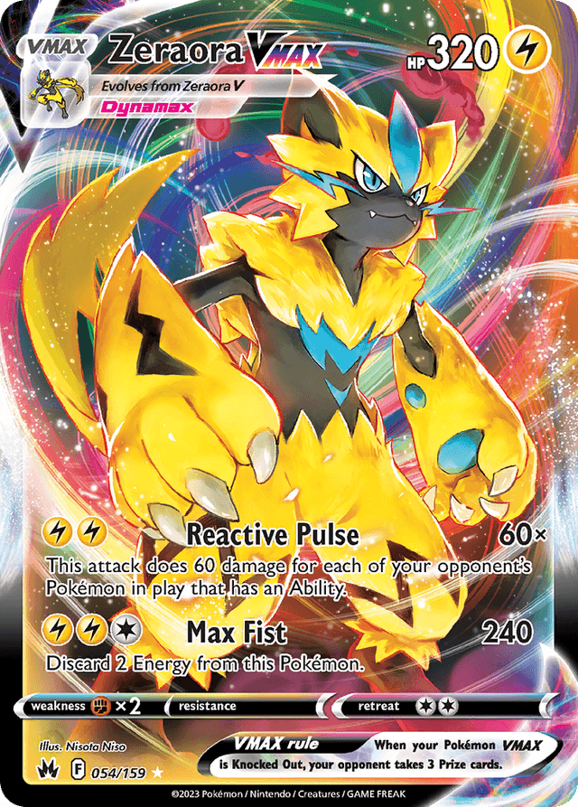 Zeraora VMAX SWSH12PT5-54