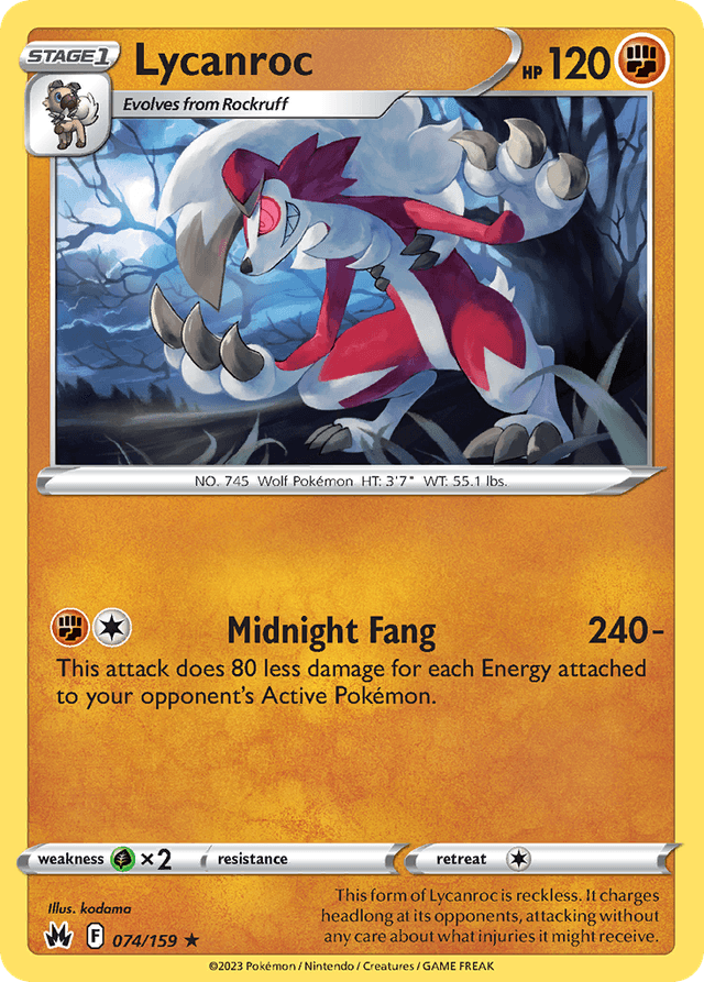 Lycanroc SWSH12PT5-74