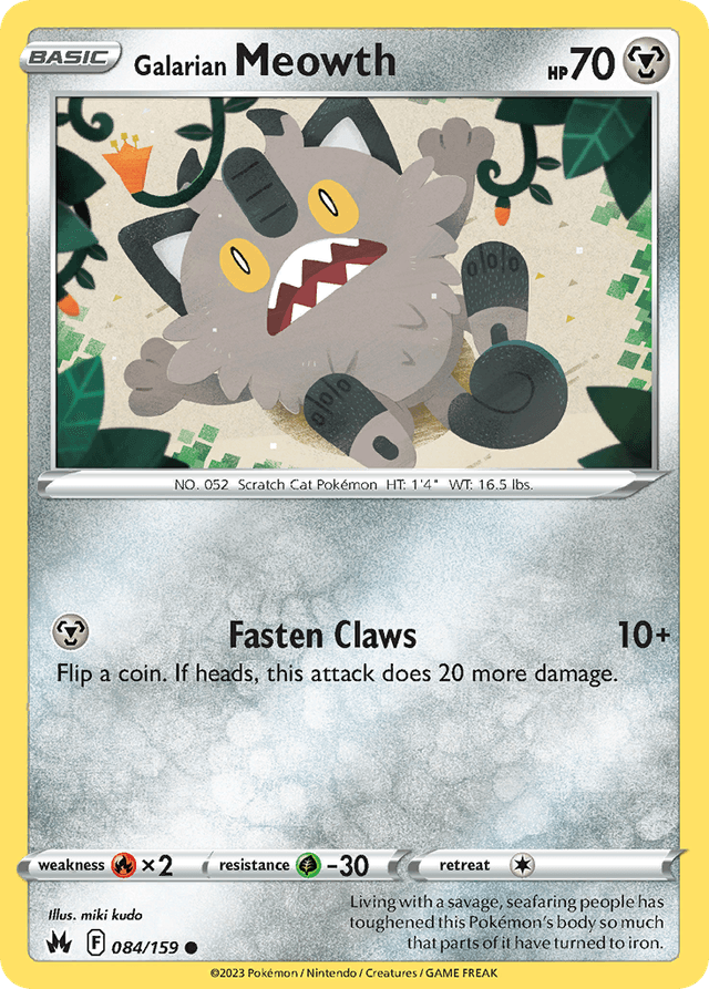 Galarian Meowth SWSH12PT5-84