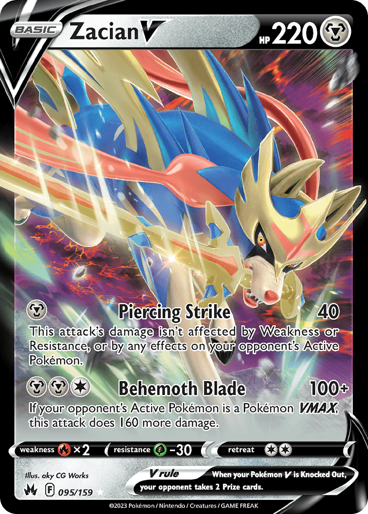 Zacian V SWSH12PT5-95