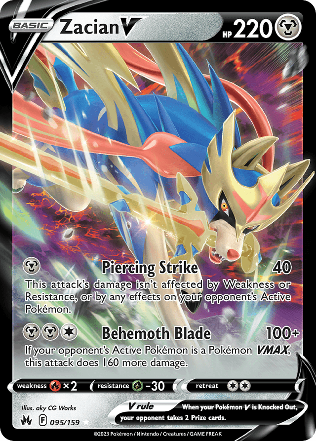 Zacian V SWSH12PT5-95