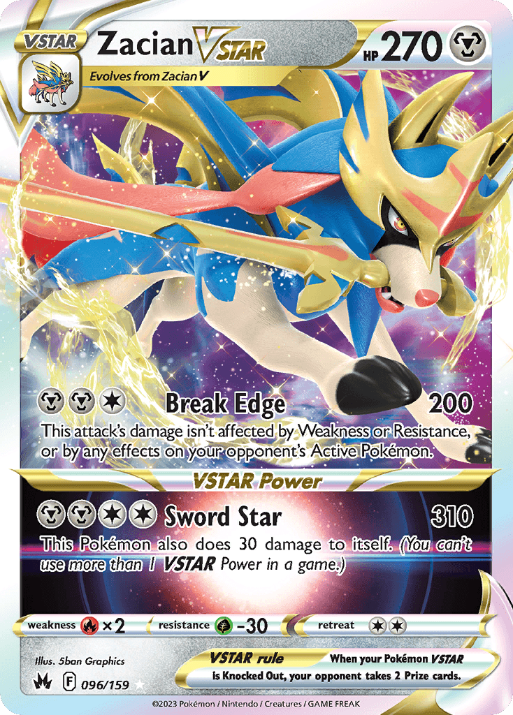 Zacian VSTAR SWSH12PT5-96