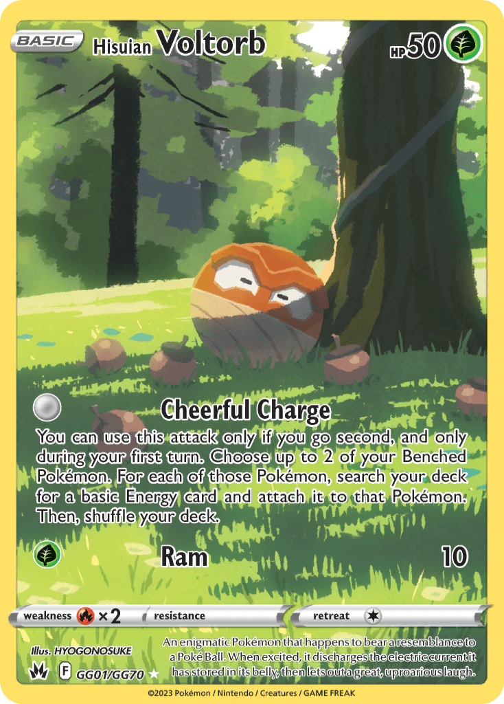 Hisuian Voltorb SWSH12PT5GG-GG01