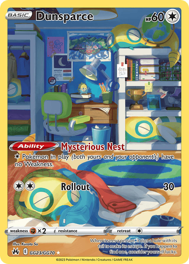 Dunsparce SWSH12PT5GG-GG23