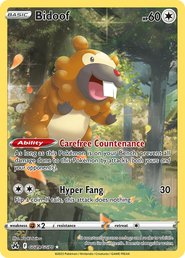 Bidoof SWSH12PT5GG-GG29