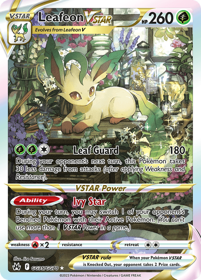 Leafeon VSTAR SWSH12PT5GG-GG35