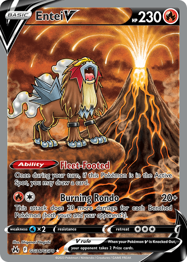 Entei V SWSH12PT5GG-GG36