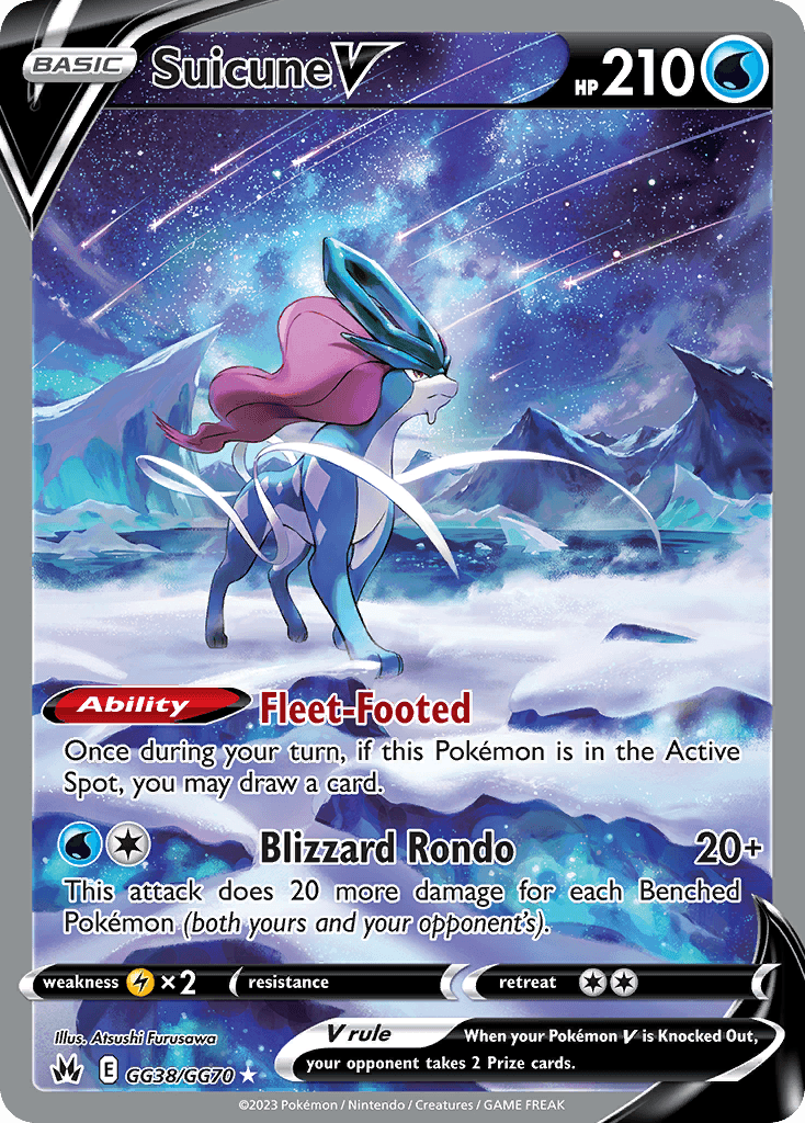 Suicune V SWSH12PT5GG-GG38