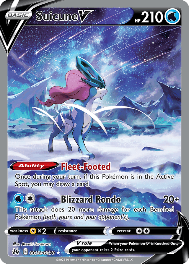 Suicune V SWSH12PT5GG-GG38