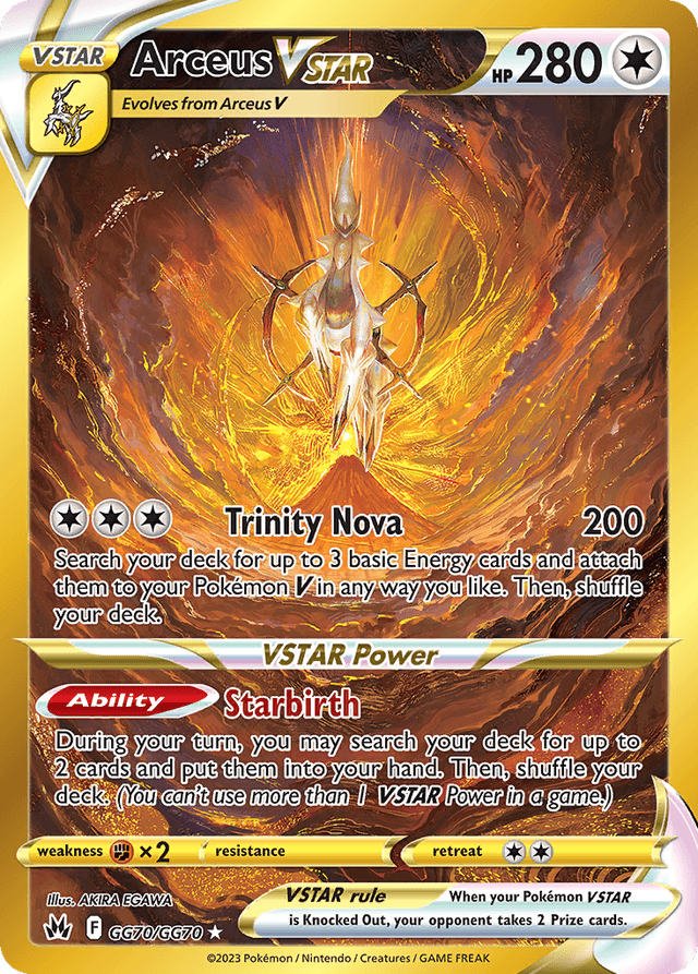Arceus VSTAR SWSH12PT5GG-GG70