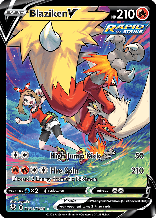 Blaziken V SWSH12TG-TG14
