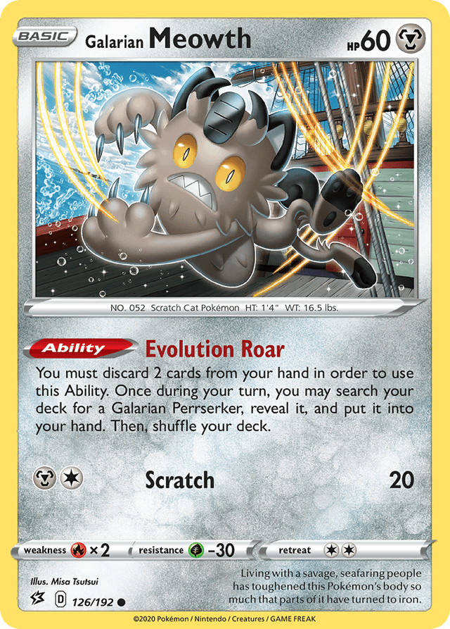 Galarian Meowth SWSH2-126
