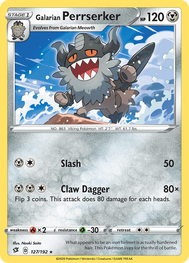 Galarian Perrserker SWSH2-127