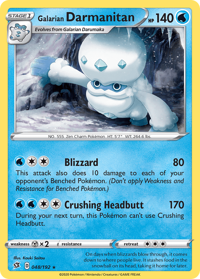 Galarian Darmanitan SWSH2-48